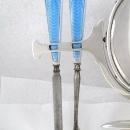 Art Deco English Sterling & Guilloche Enamel Vanity Dresser Set and Swivel Mirror