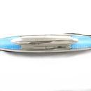 Art Deco English Sterling & Guilloche Enamel Vanity Dresser Set and Swivel Mirror