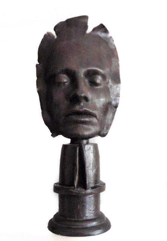 Dale Dunning Bronze Life Face Mask 3/7 1984 Listed Artist
