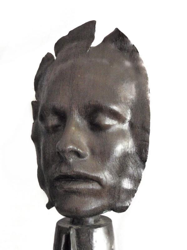 Dale Dunning Bronze Life Face Mask 3/7 1984 Listed Artist