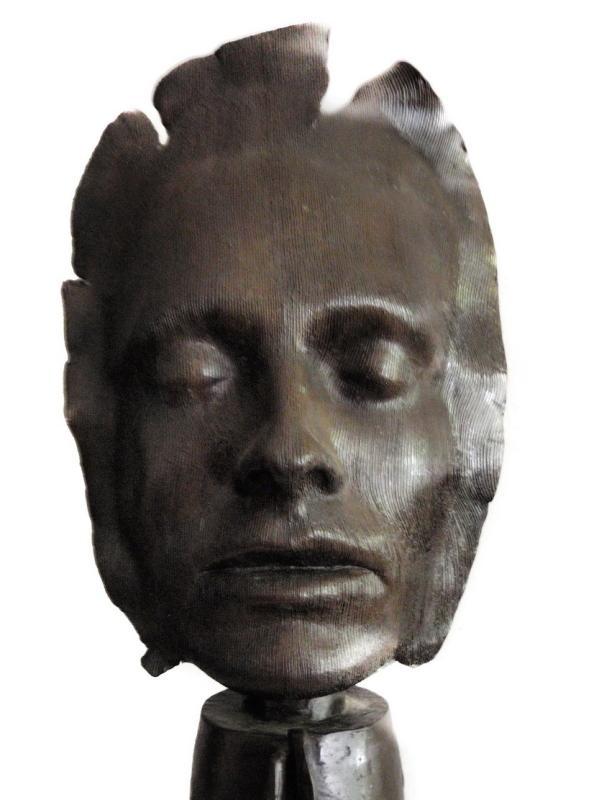 Dale Dunning Bronze Life Face Mask 3/7 1984 Listed Artist
