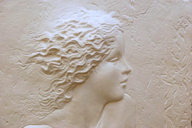 Frank Gallo Cast Paper Sculpture 'Innocence' Sg'd Ltd Framed