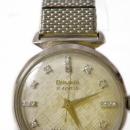 Vintage Bulova Watch Solid 14kt White Gold and Diamonds, 30 Jewel Automatic Shock Resistent