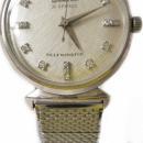 Vintage Bulova Watch Solid 14kt White Gold and Diamonds, 30 Jewel Automatic Shock Resistent