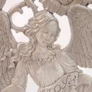 1990's Seagull Liberty Pewter Angel 'Joy' Candelabra Double Candle Holder Lighting