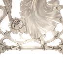 1990's Seagull Liberty Pewter Angel 'Joy' Candelabra Double Candle Holder Lighting