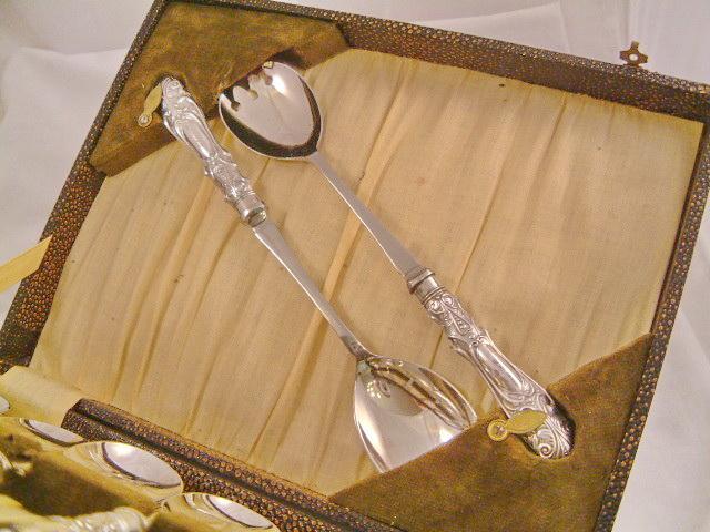 Serving Set Art Deco Sterling Dessert Set w/ Serving Pieces V. B. Vickers & Co