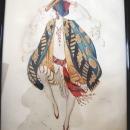 RARE Leon Baskt Diaghlev's Scheherezade Ballet Russes Watercolor Gouache Painting dated 1910