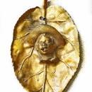 19th Century Black Ameriana Smoking Johnny Griffin Tobacco Leaf Bronze Wall Plaque