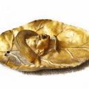 19th Century Black Ameriana Smoking Johnny Griffin Tobacco Leaf Bronze Wall Plaque