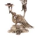 Pair (2) 19th Century Church Candelabra Candle Holders Phoenix, Griffin Crosses VERY RARE