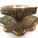 6 Art Deco Dancing Flappers Czech Intaglio Reverse Cameo Crystal Place Card Holders