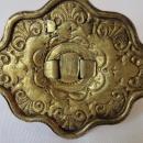 6 Art Deco Dancing Flappers Czech Intaglio Reverse Cameo Crystal Place Card Holders