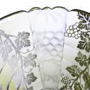 1900 - 1920 Val St. Lambert Belgian Crystal Vase with Silver Overlay and Opaque Glass