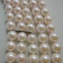 Necklace 5 Strand Soft Akoya Salt Water Cultured Pearl Necklace with Sterling Silver Heart Clasp