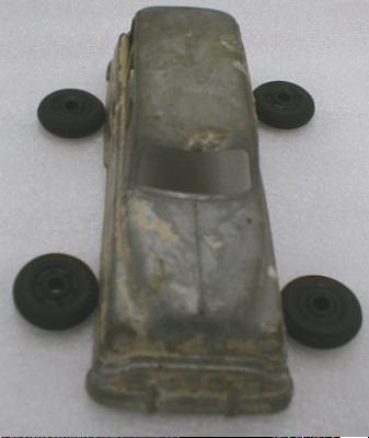 Vintage EXCEL Diecast Toy Car Body w/ Wheels