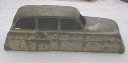 Vintage EXCEL Diecast Toy Car Body w/ Wheels