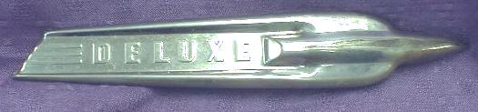 Vintage DELUXE Chevrolet EMBLEM Trim - Chevy