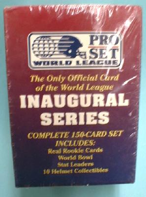 NOS Helmet Inaugural Football Trading Cards