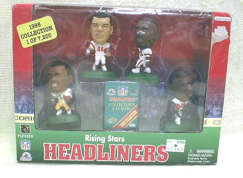 NFL Rising Stars HEADLINERS Football Figures