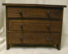 Salesman's Sample Dresser/Bureau 1905 CONVERSE 3 Drawer Wood - OLD!