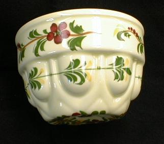 Ceramic Salad Mold Handpainted for Teleflora