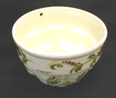 Ceramic Salad Mold Handpainted for Teleflora