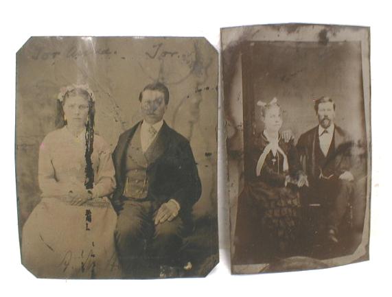 Old Tintypes Photos (2) Interesting Information