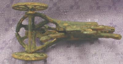 Cast Iron SULKY w/ Driver - Racing - ANTIQUE