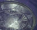 DEPRESSION GLASS Platter - Clear Oval - OLD!