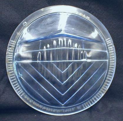 Glass Car Lens Pat. 1919 for OLD Car ? Blue