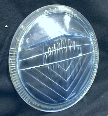 Glass Car Lens Pat. 1919 for OLD Car ? Blue