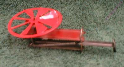 Toy Spinning Wheel Antique Child's - Tin/ Plastic