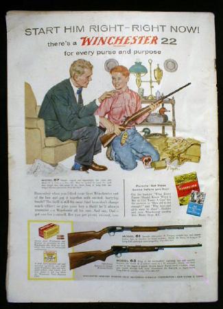 American Rifleman Magazine WINCHESTER 22 - OLD