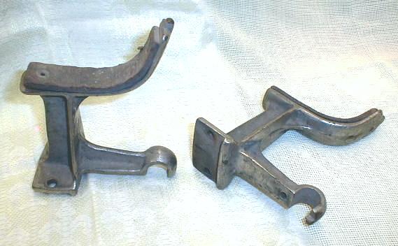 FIRE Truck Engine OLD Nickel Brackets 1920's