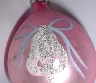 Old Glass Christmas Ornament Unusual Shape