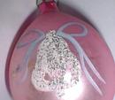 Old Glass Christmas Ornament Unusual Shape