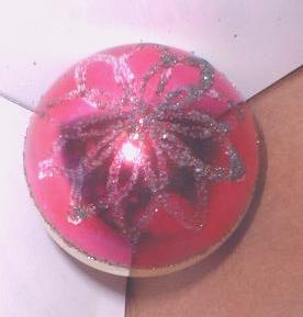 Old Glass Christmas Ornament Lily of Valley