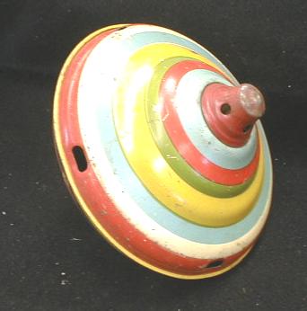 CHEIN Spinning Top OLD! Tin Toy Circus Figures