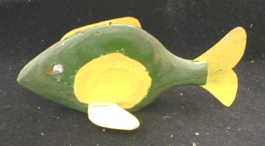 Wood Fish Decoy - Primitive Looking Wooden Lure