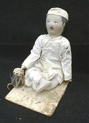 Old Middle East Indian Cloth Character Doll