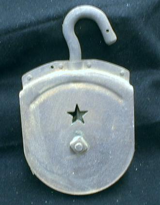 Old STAR Cut Out Pulley Architectural Decor