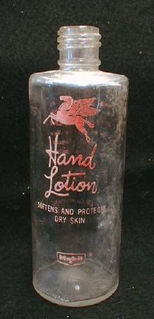 Mobil Oil Co. Hand Lotion Bottle - Old RARE