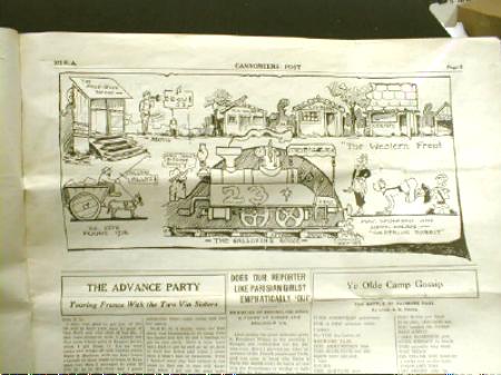 WWI Era CANNONEERS POST Newspaper 1919 France