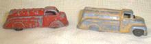 1950's Tootsietoy Gas Trucks (2) Old VintageToys