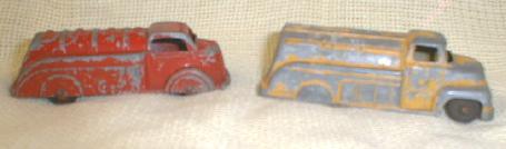 1950's Tootsietoy Gas Trucks (2) Old VintageToys