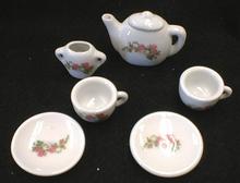 Toy Tea Set Child's/ Doll's China Roses