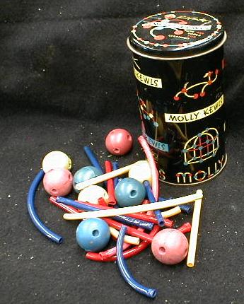 MOLLY KEWLS Toy in Tin Canister - OLD Vintage