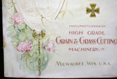 Milwaukee Grain Harvester Norwegian 100 yr old Brochure
