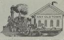 Railroad Depot Salesman Sample Post Card